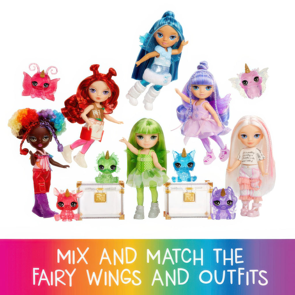 Rainbow High Littles Rainbow Fantasy Fairies with Pet - Apple Red