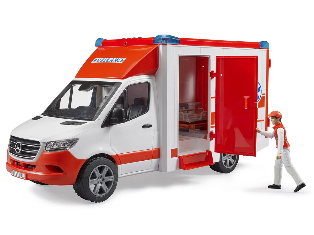 BRUDER 02676 MB Sprinter Ambulance with Driver - TOYBOX Toy Shop