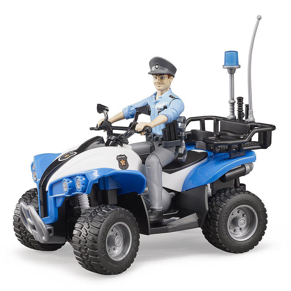 BRUDER Police-Quad with Police officer and accessories - TOYBOX