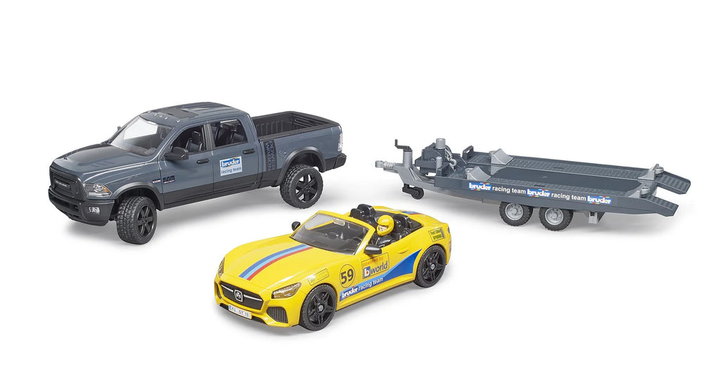 BRUDER Power Wagon RAM 2500 Roadster Racing Team - TOYBOX Toy Shop