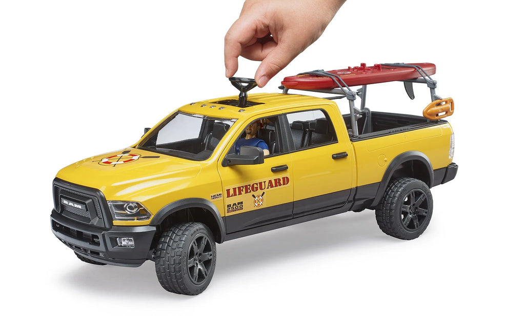 BRUDER RAM 2500 Power Wagon Lifeguard Set with Light & Sound - TOYBOX Toy Shop