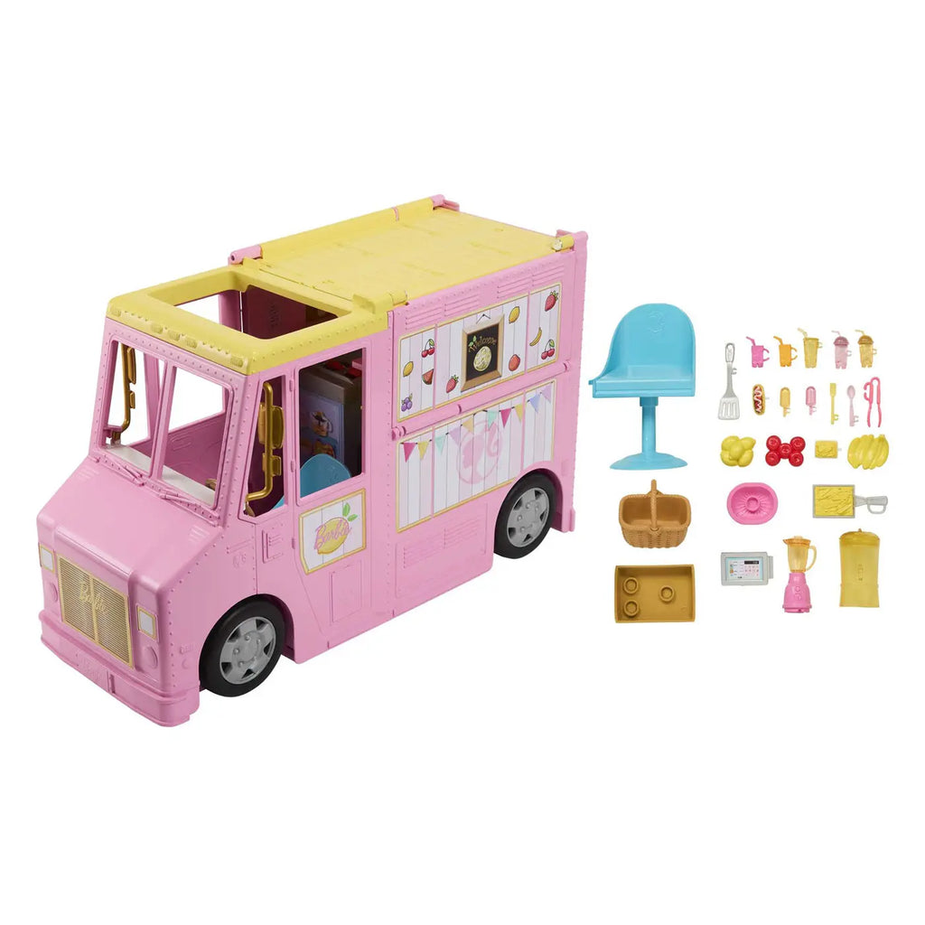 Barbie Lemonade Lemonade Truck Playset with 25 Accessories - TOYBOX Toy Shop
