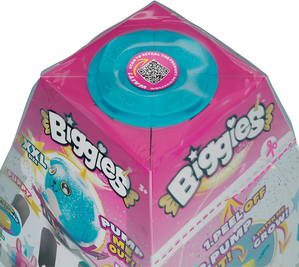 Biggies Dog Blue Inflatable Dog Plush Toy - TOYBOX Toy Shop
