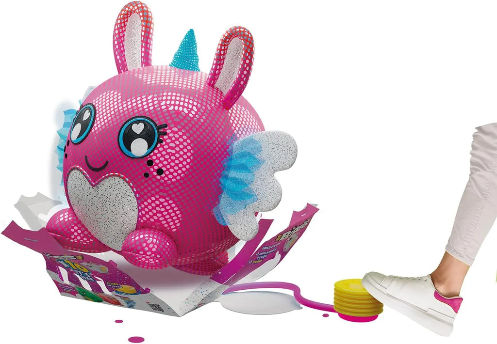 Biggies Rabbit Pink Inflatable Plush Toy - TOYBOX Toy Shop