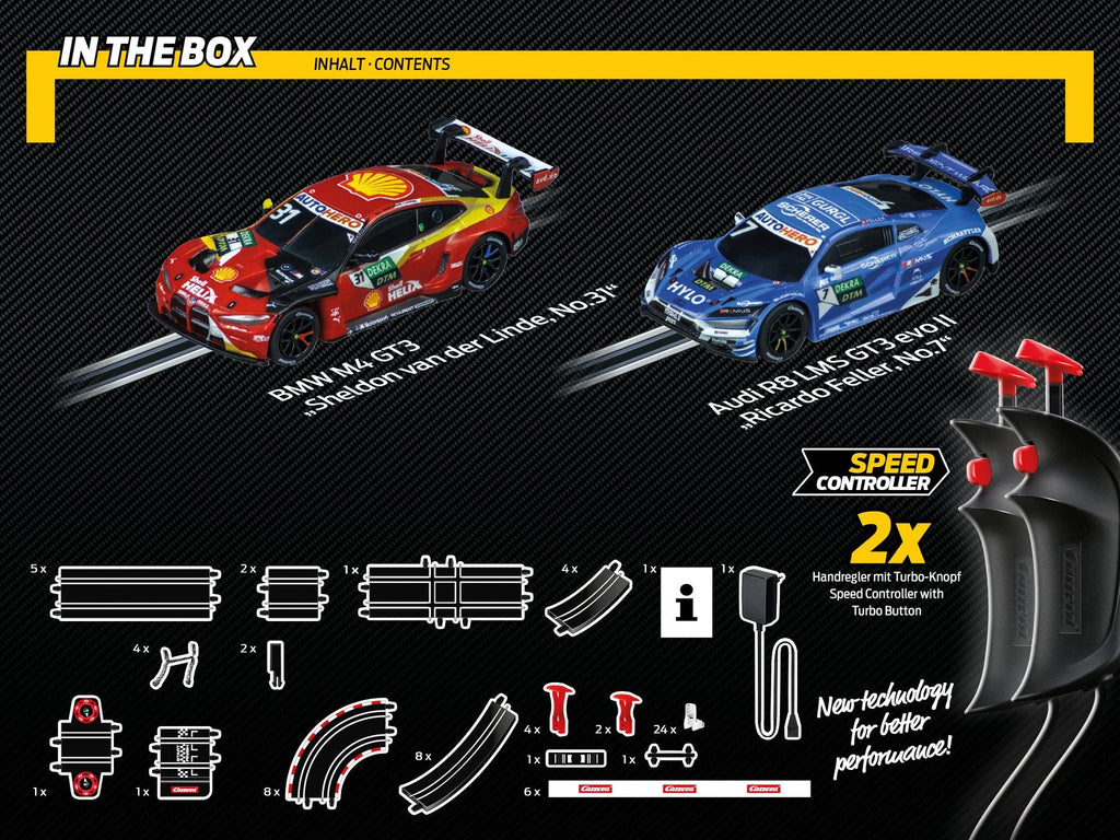 Carrera Go!!! DTM Power Lap Slot Car Racing Toy Set - TOYBOX Toy Shop