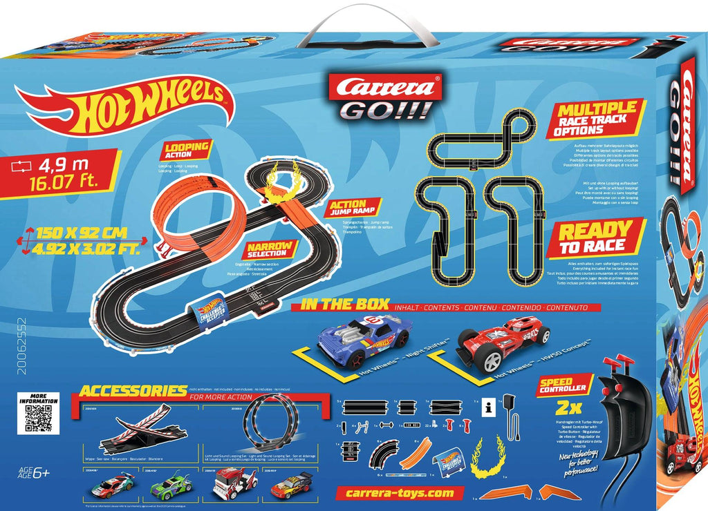 Carrera Go!!! Hot Wheels 4.9 Track Playset - TOYBOX Toy Shop