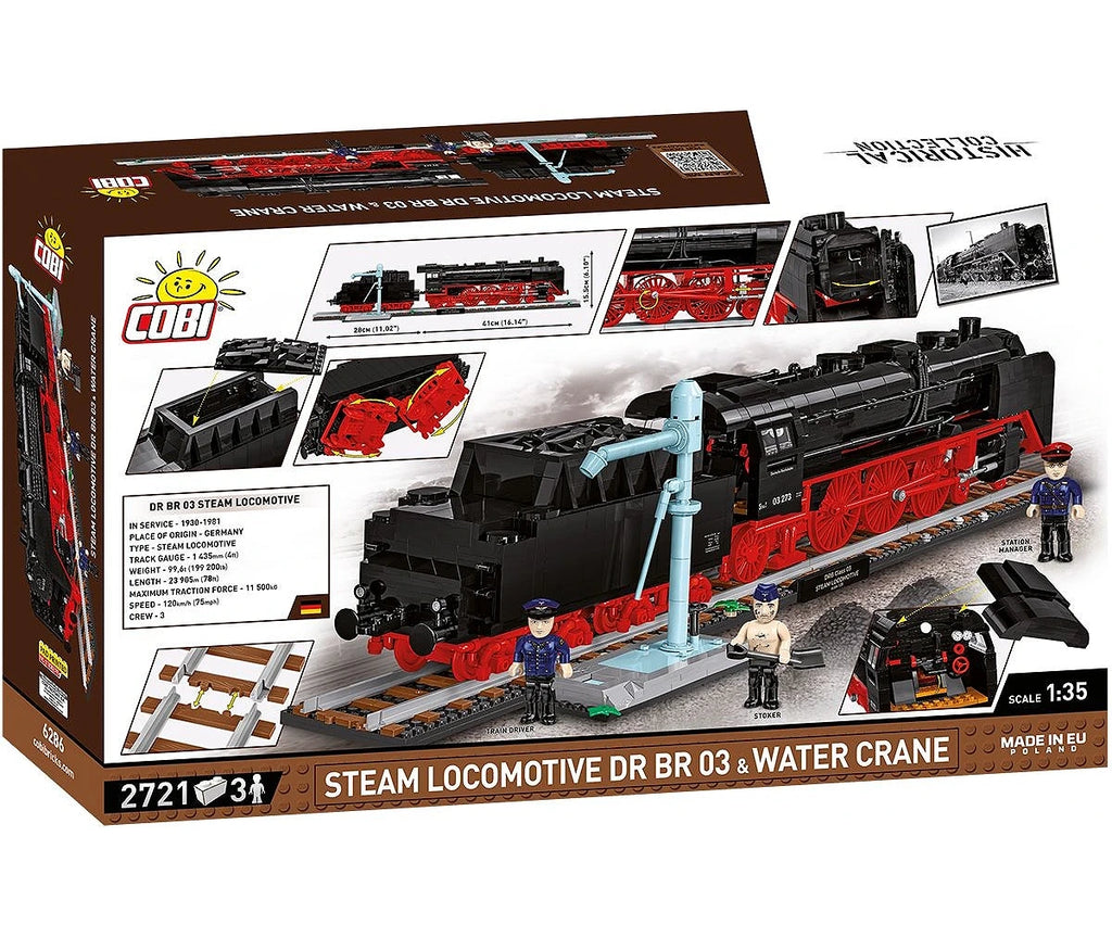 COBI Dr Br 03 Steam Locomotive & Water Crane