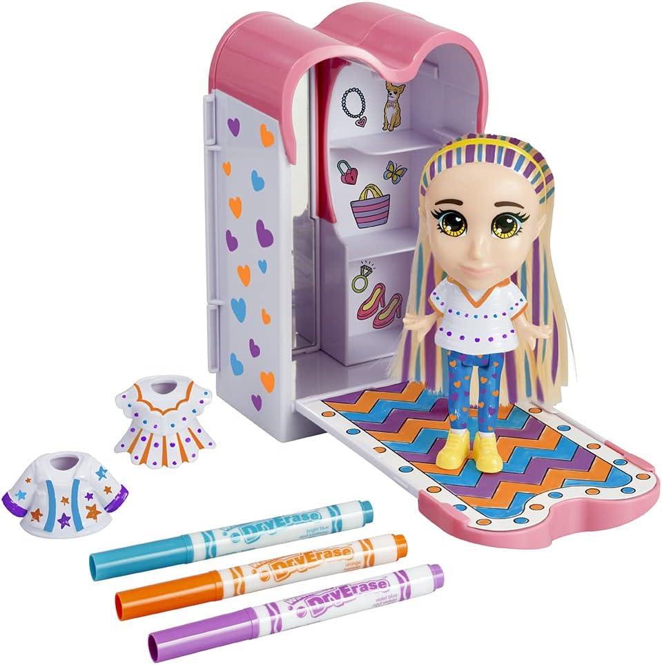 CRAYOLA Colour 'n' Style Friends: Goldie - Catwalk Playset - TOYBOX Toy Shop