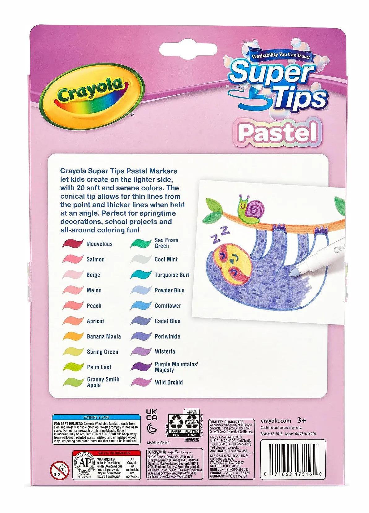 Crayola pastel deals markers