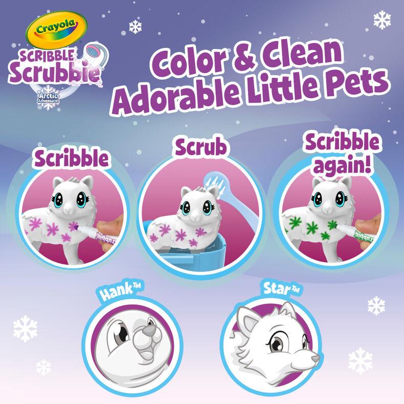 CRAYOLA Scribble Scrubbie Pets Arctic Igloo Carry Case Playset - TOYBOX Toy Shop