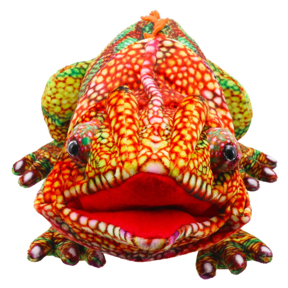 The Puppet Company Chameleon Hand Puppet (orange)