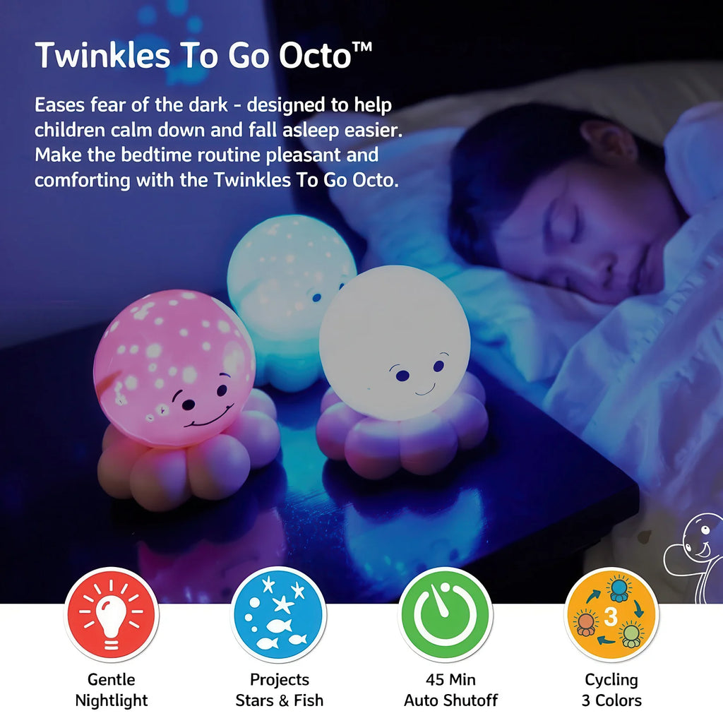 Cloud b Twinkles To Go - Octo Blue - TOYBOX Toy Shop