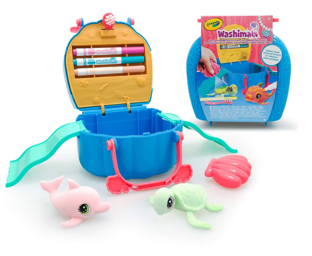 Crayola Washimals Ocean Pets Seashell Splash Playset - TOYBOX
