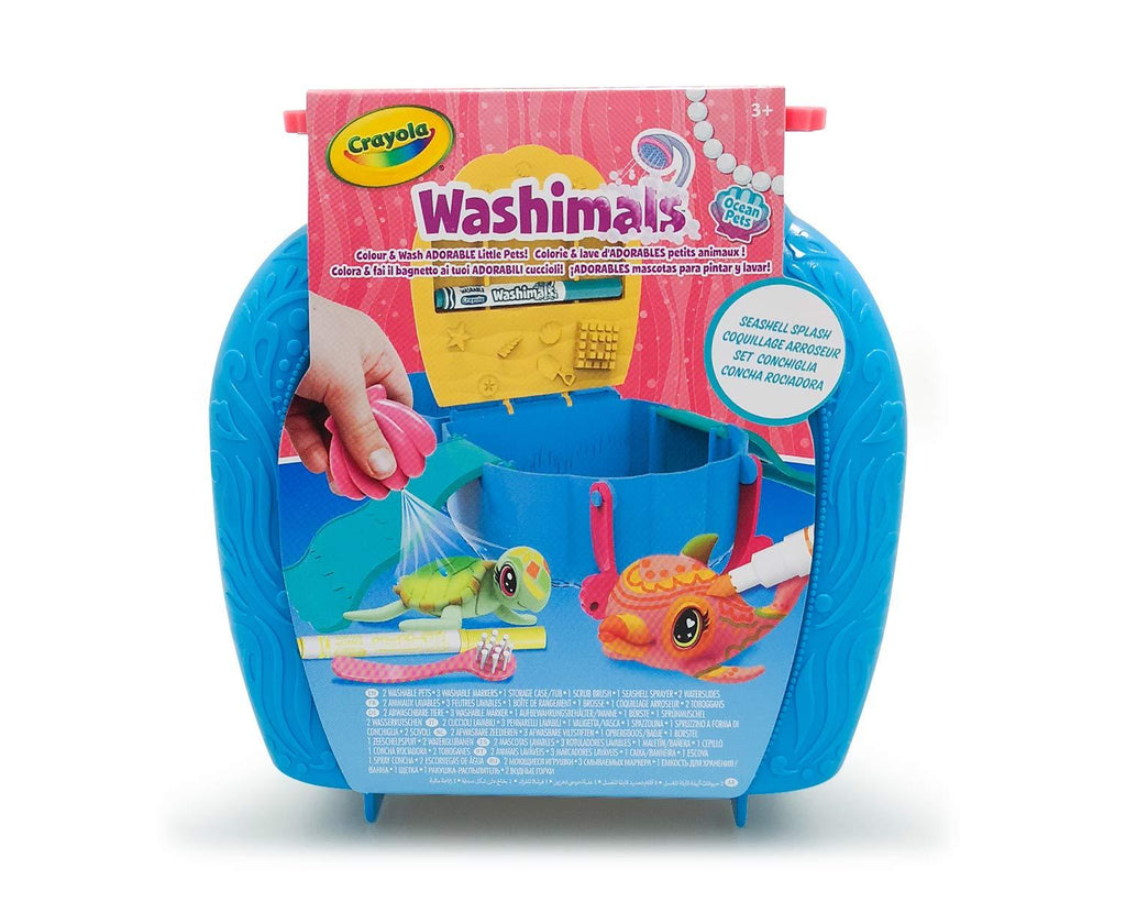 Crayola Washimals Ocean Pets Seashell Splash Playset - TOYBOX