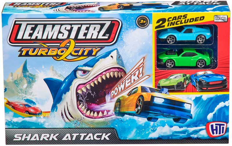Teamsterz Speed City Dino Attack Racing Track Play Set - TOYBOX Toy Shop