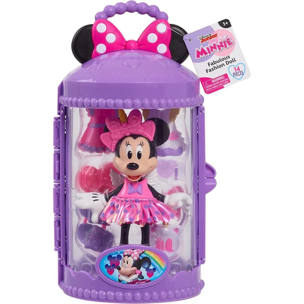 Disney Junior Minnie Mouse Fabulous Fashion Doll with Case - TOYBOX