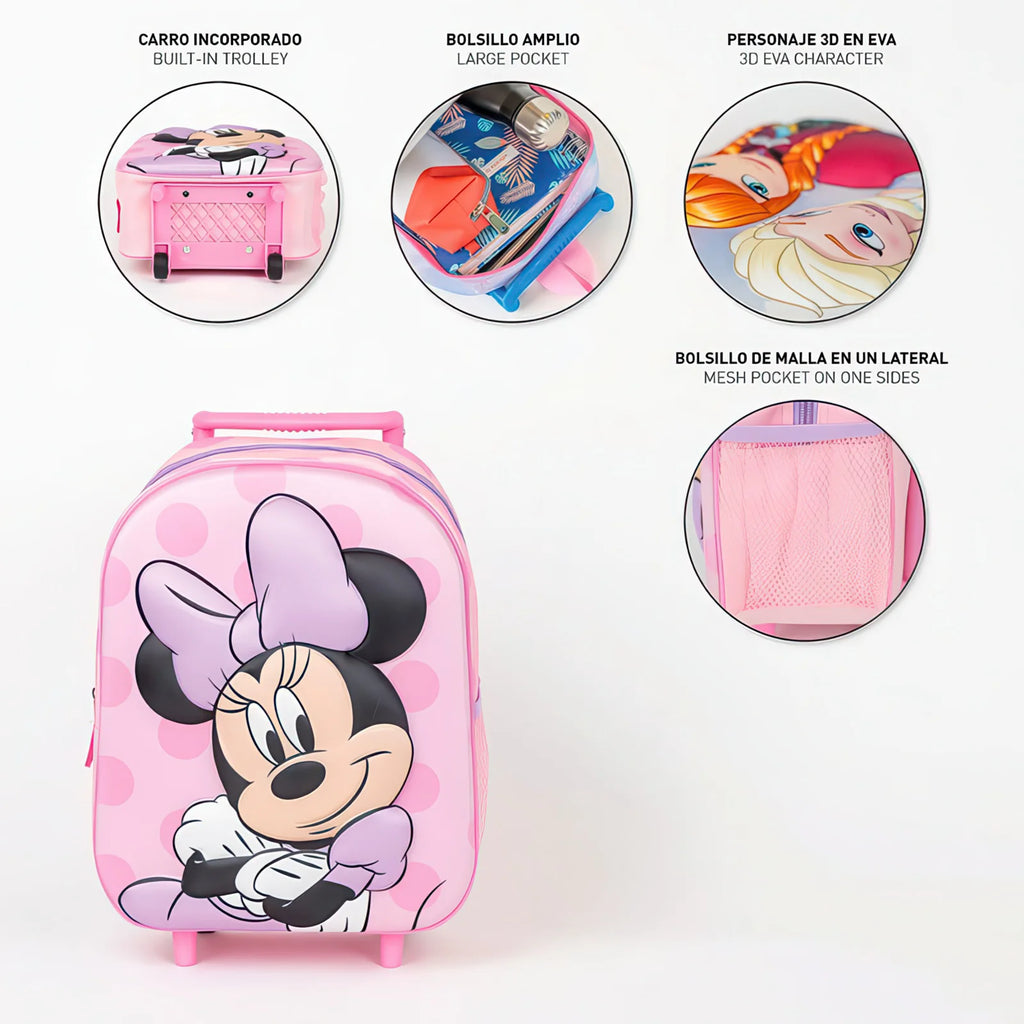 Disney Minnie Mouse 3D Trolley 31cm - TOYBOX Toy Shop