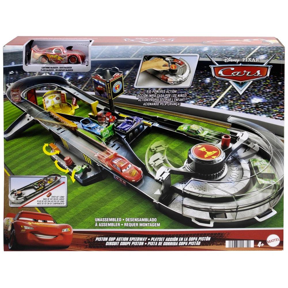 Disney Pixar Cars Piston Cup Action Speedway Playset TOYBOX