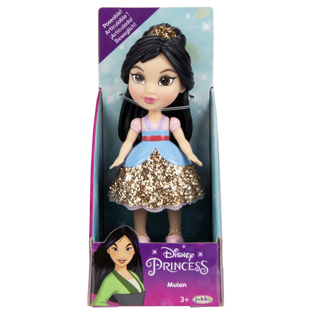 Disney Princess Mini Glitter Doll 8cm - Assorted - TOYBOX Toy Shop