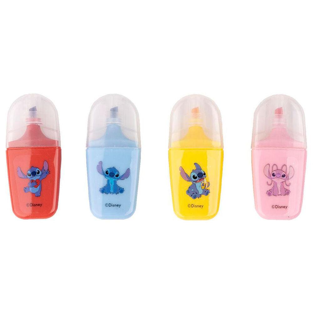 Disney Stitch Blister 4 Highlighters - TOYBOX Toy Shop