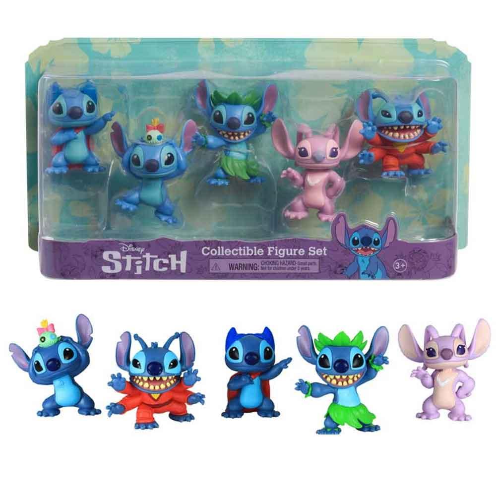 Ksopsdey 6 pièces Figurines Le thème de Stitch Lilo Stitch