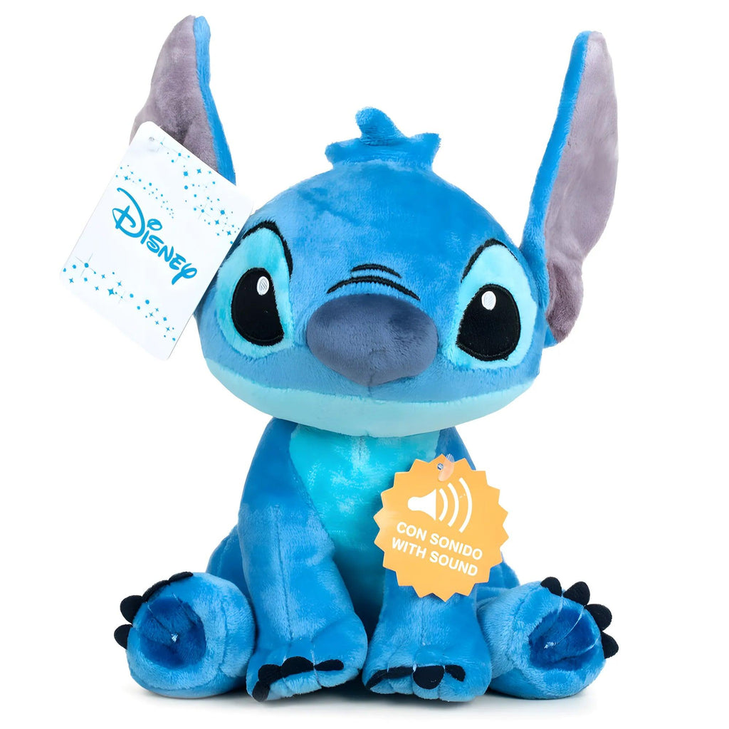 Disney Stitch Plush – Angel Soft Plush Toy with Sound 20cm - Blue - TOYBOX Toy Shop