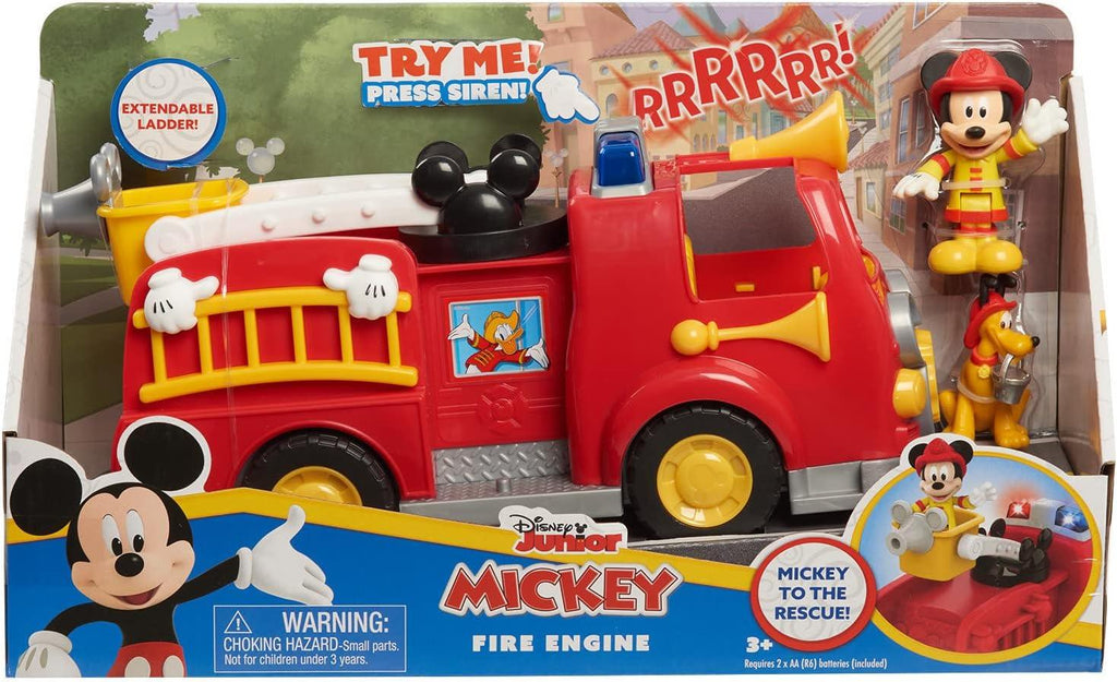 Disney’s Mickey Mouse Mickey’s Fire Engine with Lights and Sounds - TOYBOX Toy Shop