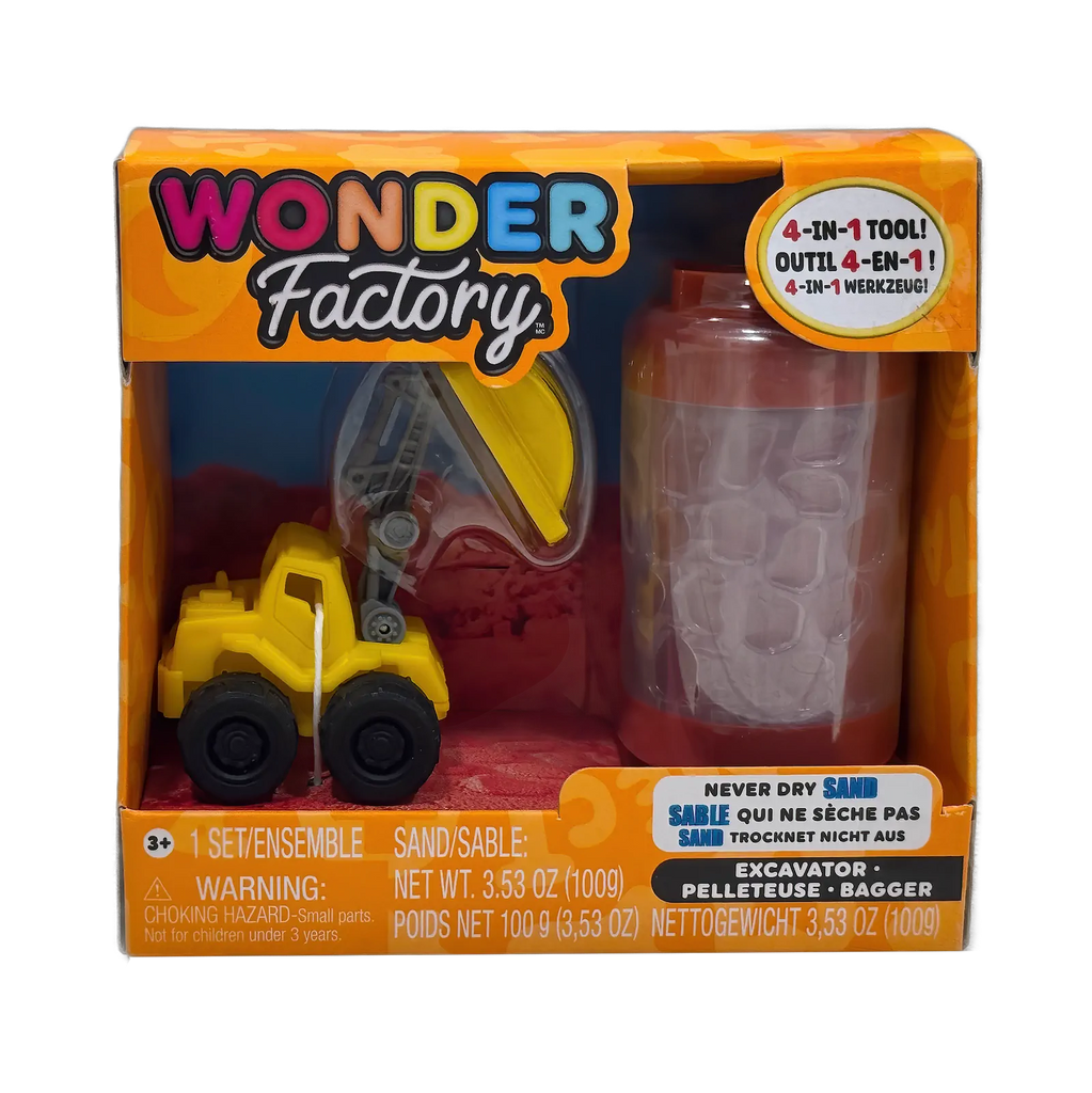 Wonder Factory Never Dry Sand Construction Trucks - Assorted