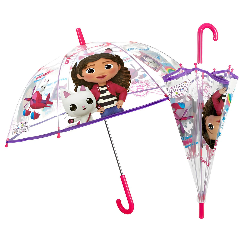 Gabby's Dollhouse Transparent Manual Umbrella 45cm - TOYBOX Toy Shop
