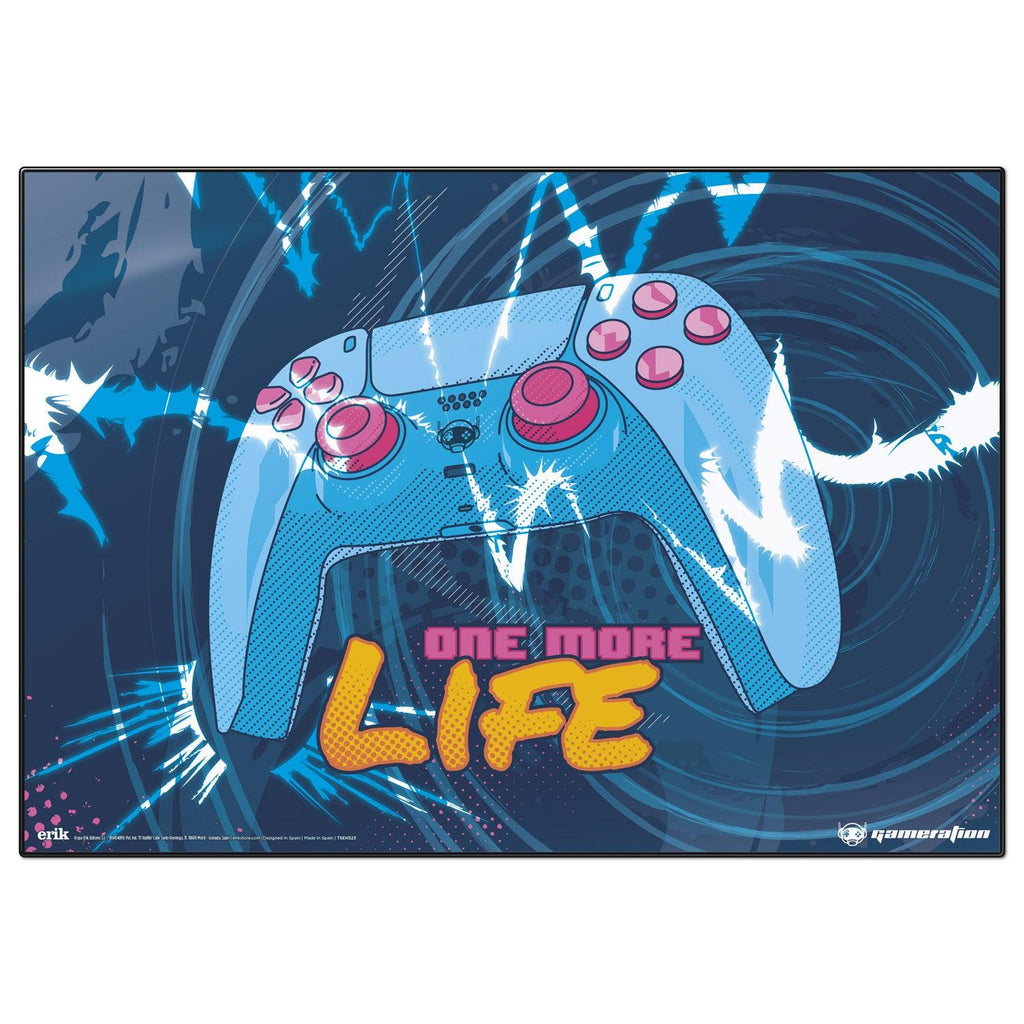 Gamer One More Life School Desk Pad - TOYBOX Toy Shop