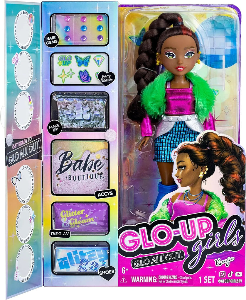 Glo-Up Girls - Kenzie African American Girl Fashion Doll - TOYBOX Toy Shop
