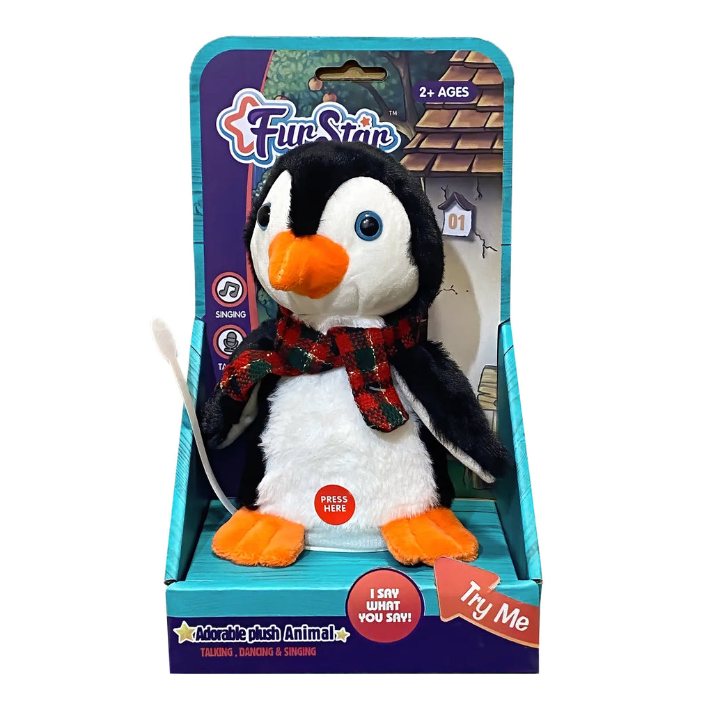 Interactive Penguin Plush Toy, Dancing, Music and Recording - TOYBOX Toy Shop