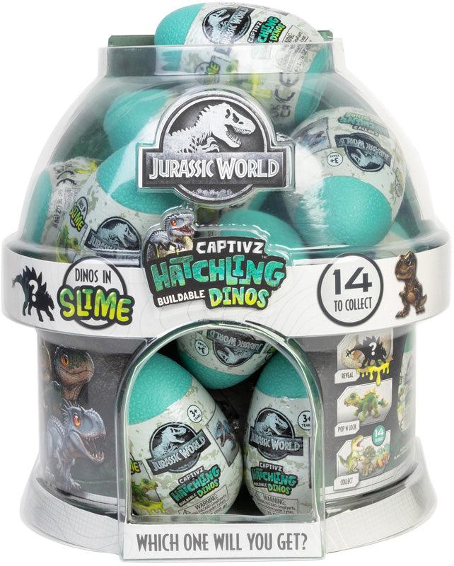 JURASSIC WORLD CAPTIVZ Hatchlings Slime Egg - Assortment - TOYBOX Toy Shop