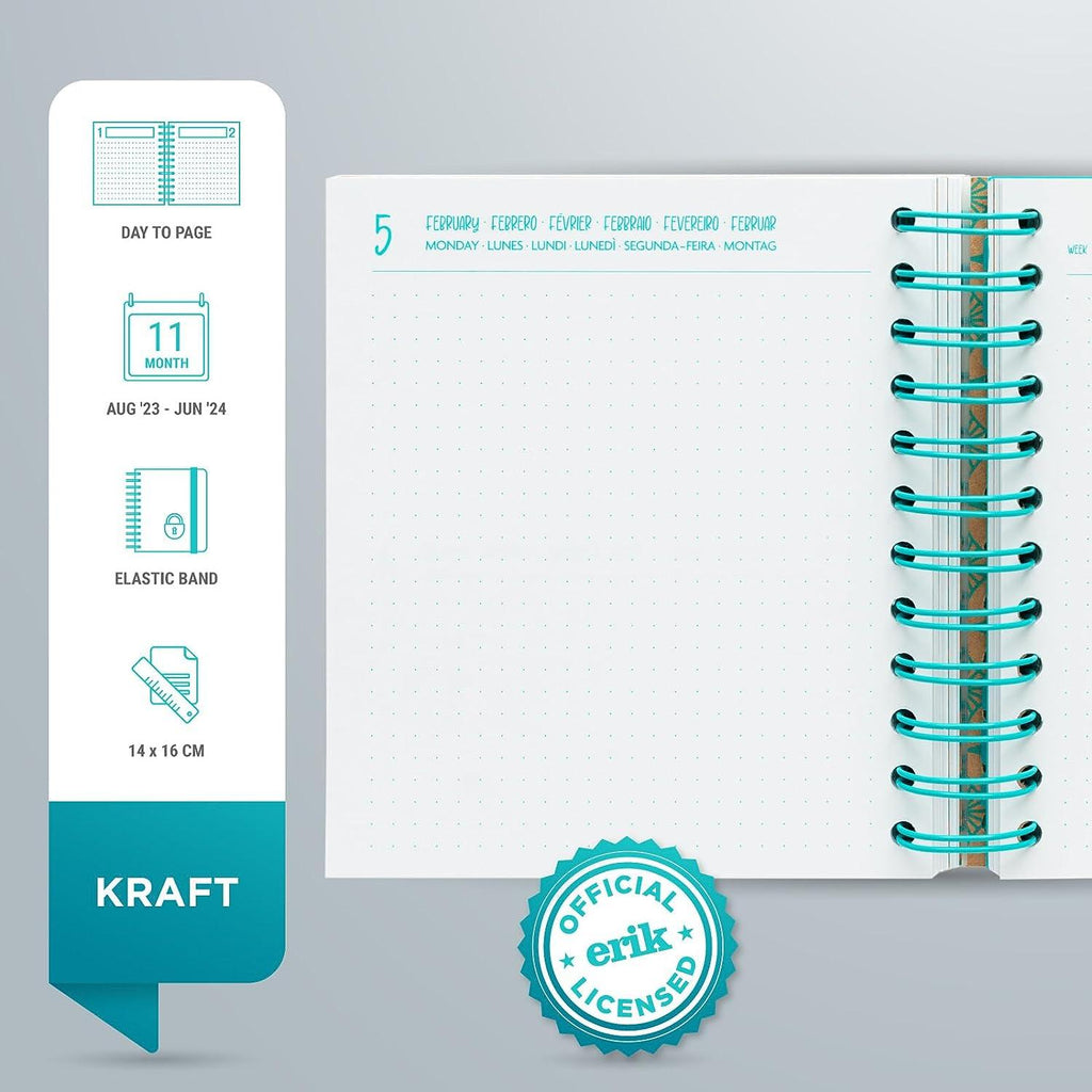 KRAFT 2023/2024 Academic Diary Day To Page 11 Months - TOYBOX Toy Shop