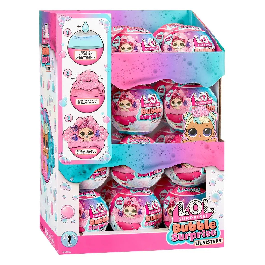 L.O.L. Surprise! Bubble Surprise Lil Sisters - Assorted - TOYBOX Toy Shop