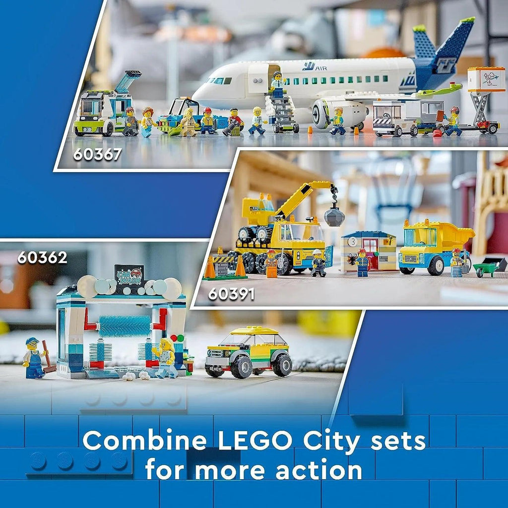 LEGO CITY 60367 Passenger Airplane Construction Playset - TOYBOX Toy Shop