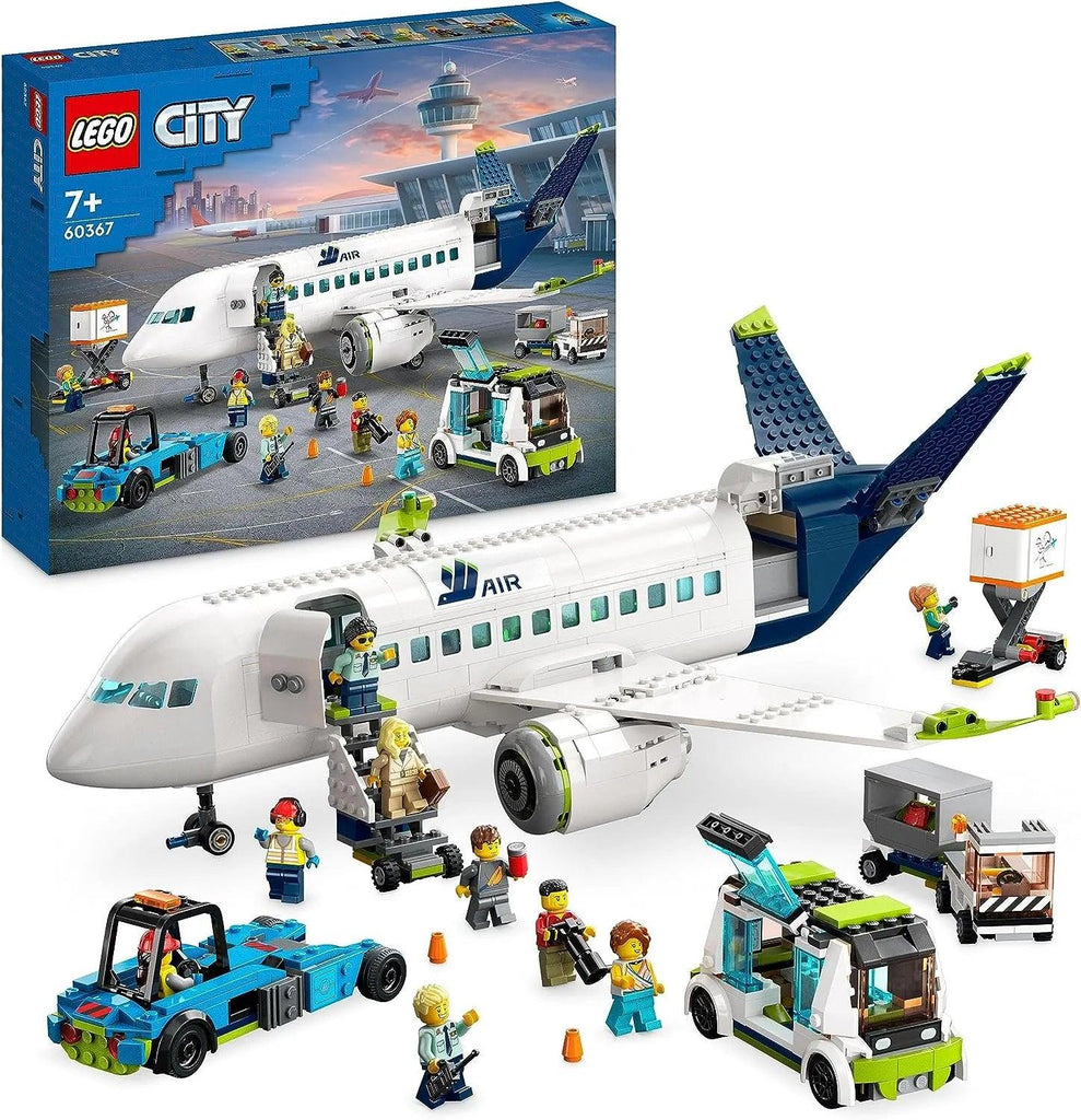 LEGO CITY 60367 Passenger Airplane Construction Playset - TOYBOX Toy Shop