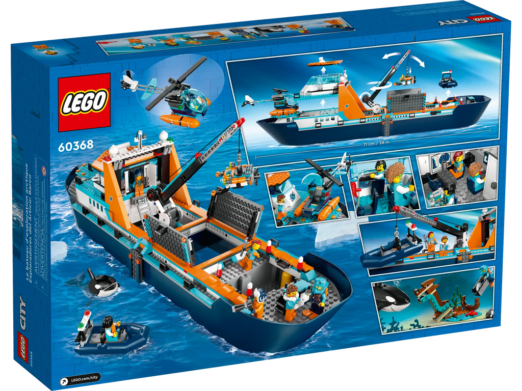 LEGO CITY 60368 Arctic Explorer Ship - TOYBOX Toy Shop