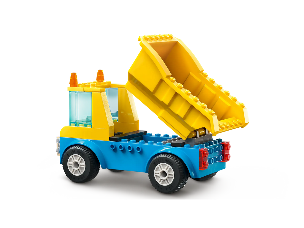 LEGO CITY 60391 Construction Trucks and Wrecking Ball Crane - TOYBOX Toy Shop