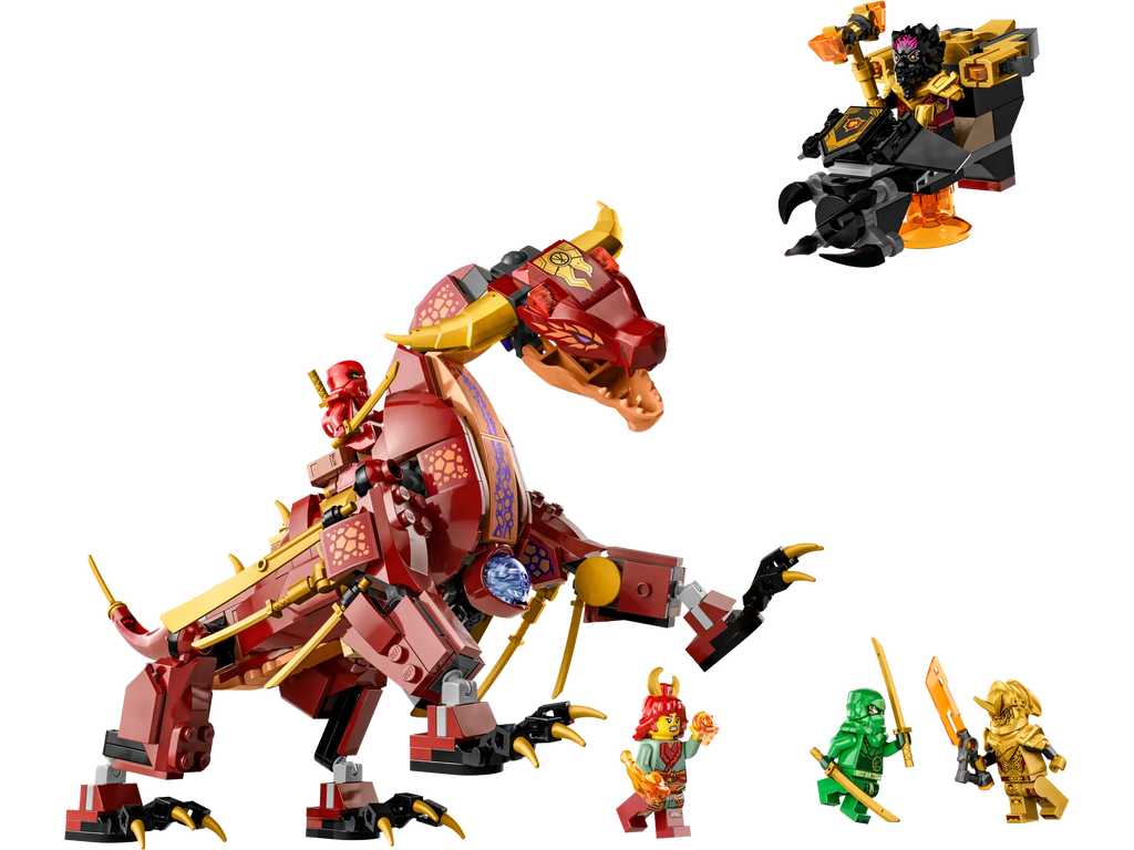 LEGO NINJAGO 71793 Heatwave Transforming Lava Dragon - TOYBOX Toy Shop