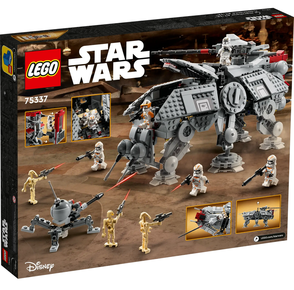 LEGO 75337 STAR WARS AT-TE™ Walker - TOYBOX Toy Shop