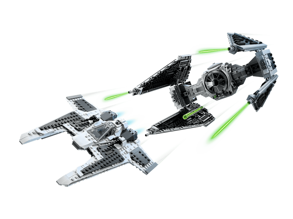 LEGO STAR WARS 75348 Star Wars Mandalorian Fang Fighter vs TIE Interceptor - TOYBOX Toy Shop