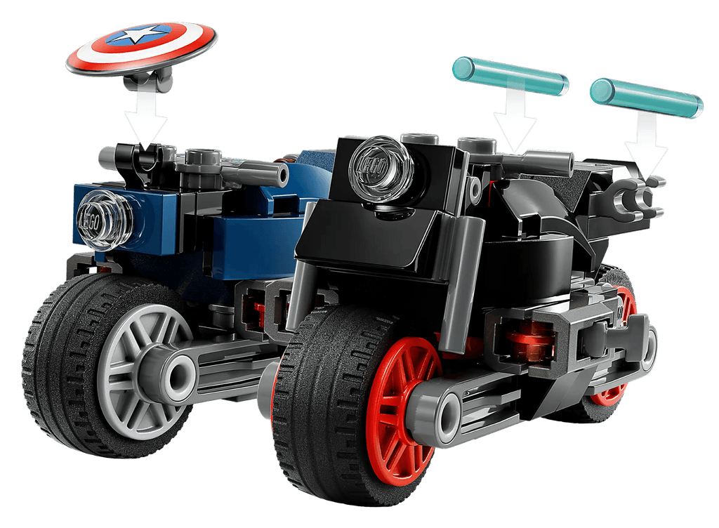 LEGO 76260 MARVEL Black Widow & Captain America Motorcycles - TOYBOX Toy Shop