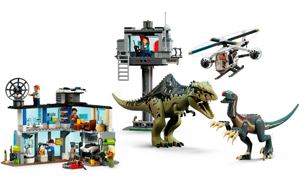 LEGO 76949 JURASSIC WORLD Giganotosaurus & Therizinosaurus Attack - TOYBOX Toy Shop