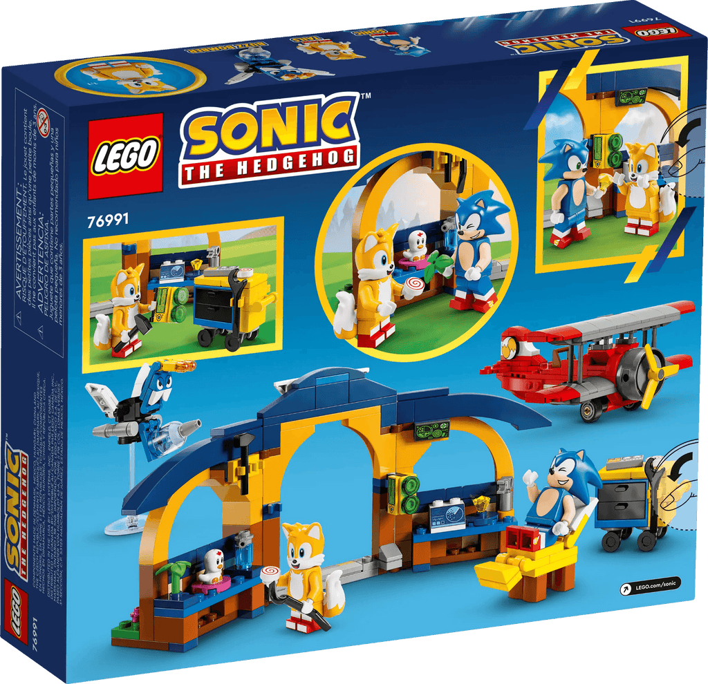 LEGO SONIC THE HEDGEHOG 76991 Sonic Tails' Workshop and Tornado Plane - TOYBOX Toy Shop