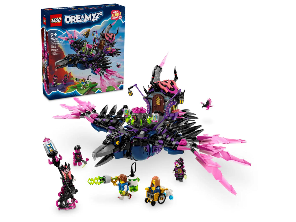 LEGO DREAMZZZ 71748 The Never Witch's Midnight Raven - TOYBOX Toy Shop