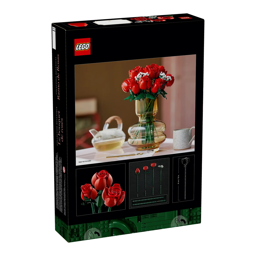 LEGO ICONS 10328 Bouquet of Roses Flowers Set for Adults - TOYBOX Toy Shop
