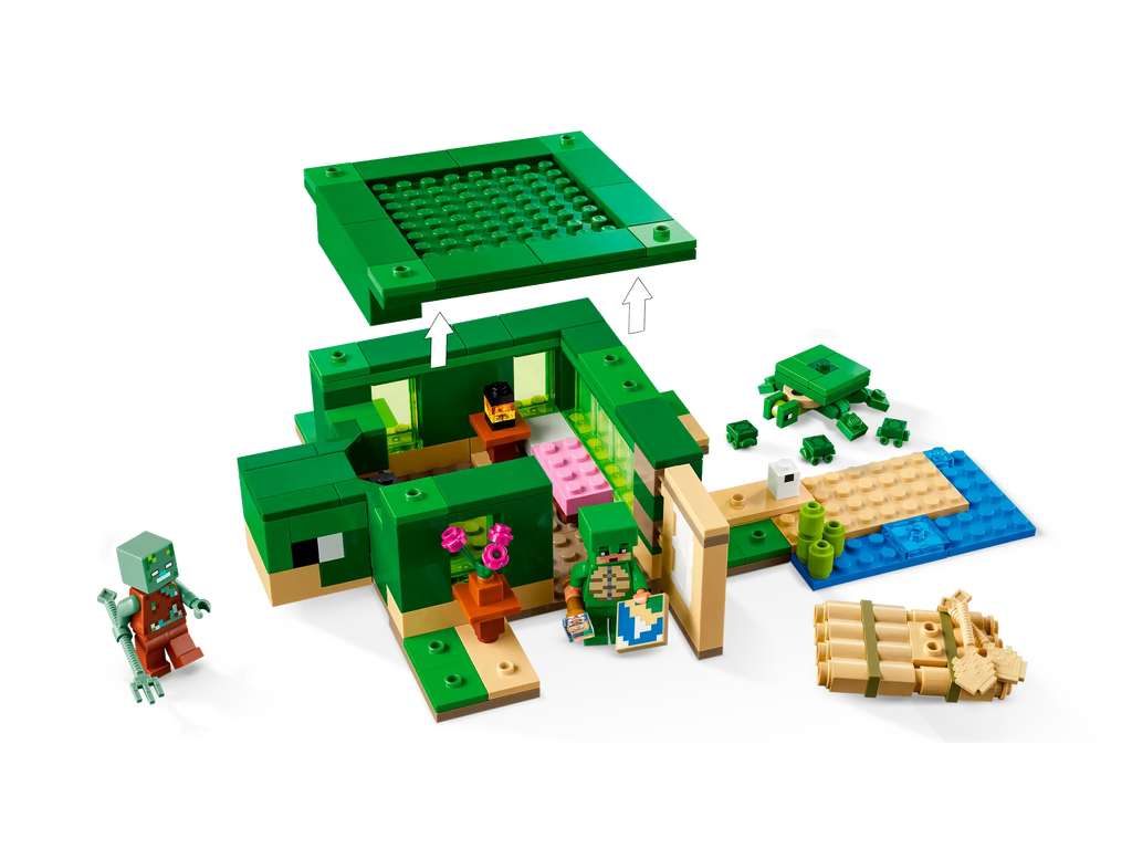LEGO MINECRAFT 21254 The Turtle Beach House - TOYBOX Toy Shop