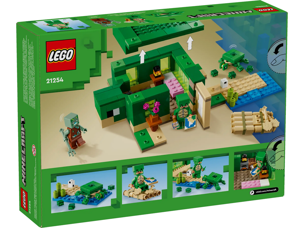 LEGO MINECRAFT 21254 The Turtle Beach House - TOYBOX Toy Shop