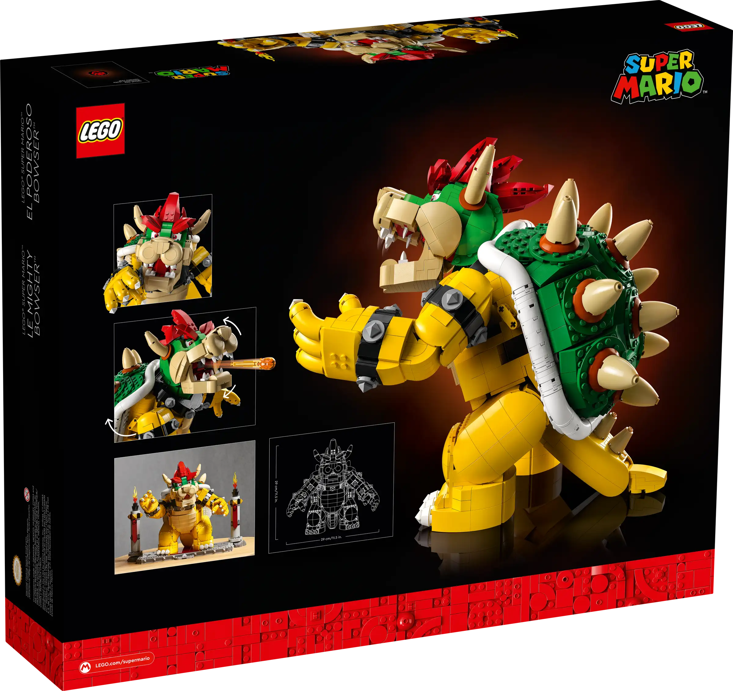 LEGO SUPER MARIO 71411 The Mighty Bowser: Build the Ultimate Koopa